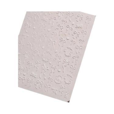 Imagem de Adesivos De Unha Kawaii Mini 5D Com Diamantes E Laços Japoneses Para A