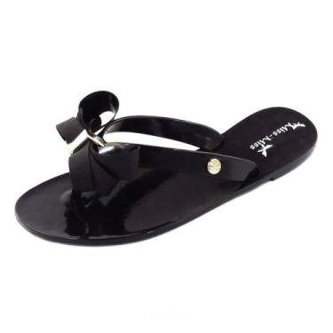 Imagem de Chinelo Rasteira Feminino COM LAÇO confortável Miss Miss Ref 10035, Pr