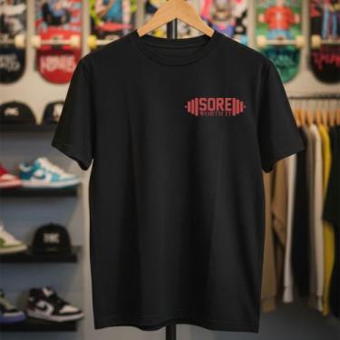 Imagem de Camiseta Masculina Academia Customizada Fitness Algodão Premium Camisa