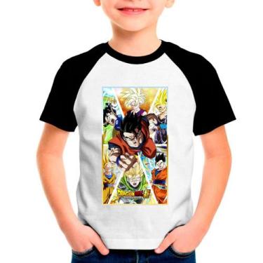 Imagem de Camiseta Desenho DRAGON BALL Z Moda Infantil Roupa Criança 01 - DESIGN