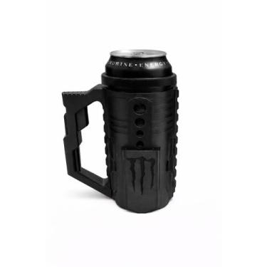 Imagem de Porta Lata Energético Monster 473ml Caneca - generico, logo preta