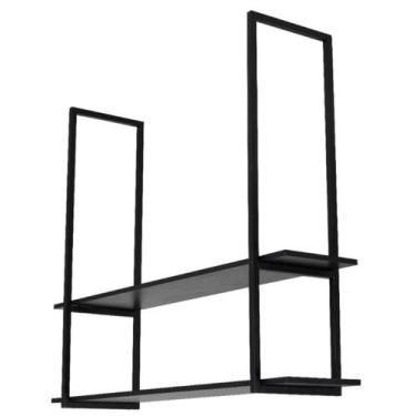 Imagem de Prateleira Industrial Dupla De Teto Para Cozinha 100cm PP SF - ShopFor