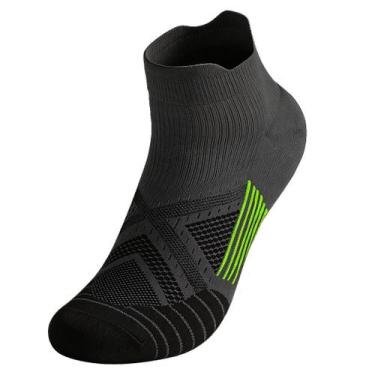 Imagem de Meia De Corrida AF Esportiva AntiFricção Poliamida Compressão Cano Cur