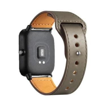 Imagem de Pulseira De Couro Amazfit 20mm/22mm Compatível Com GTS 4/3/2/2e/GTS2 M