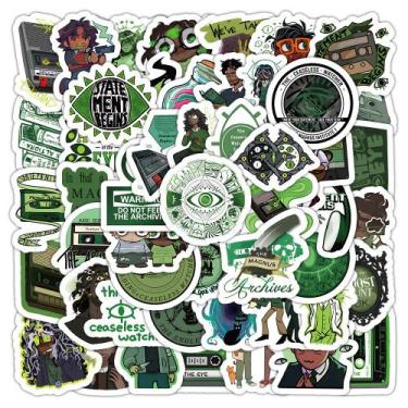 Imagem de Adesivos Magnus Archives em vinil à prova d'água de anime (50 unidades