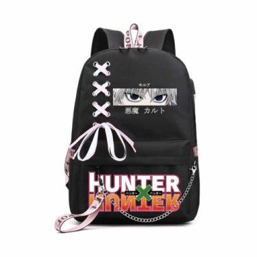 Imagem de Mochila Hunters Hunters Killuas Zoldycks Cartoon Kids School - yiweisa