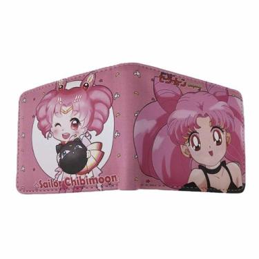 Imagem de Carteira Sailor Moon Tsukino Usagi Anime Characters em couro PU - Yiwe