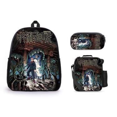 Imagem de Conjunto de mochilas escolares Jujutsus Kaisens, mochila escolar de an