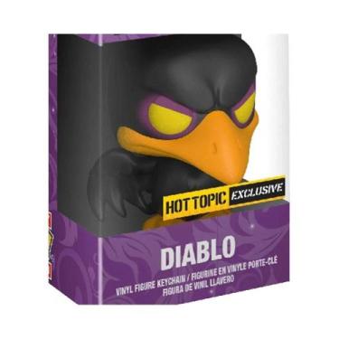 Imagem de Bolso chaveiro dinossauro velociraptor azul coleção brinquedos jurassi