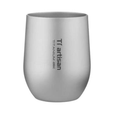 Imagem de Copo De Cerveja Portátil Leve Tiartisan De Titânio Puro 255ml/400ml, C