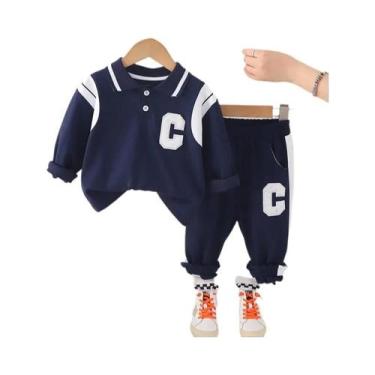 Imagem de Conjunto De Roupas Para Bebês Meninas E Meninos Primavera Outono 2 Peç