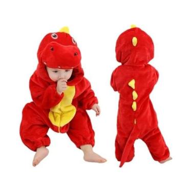 Imagem de Macacão de Flanela para Bebê MICHLEY Carnaval, Fantasia de Capivara co