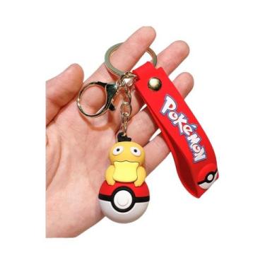 Imagem de Chaveiro De Silicone Pokémon Para Crianças: Pikachu, Charmander, Squir