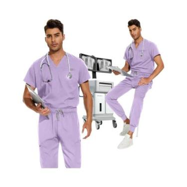 Imagem de Conjunto Unissex De Uniforme Hospitalar Para Médicos E Enfermeiros: Bl