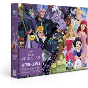 Imagem de Quebra-Cabeça - 500 Peças - Princesas e Vilões - Toyster
