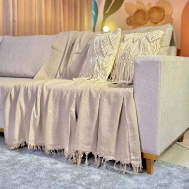 Imagem de Kit 02 Manta para Sofá Cama 4,00x1,80 Gigante Capa Protetor de Sofa Re