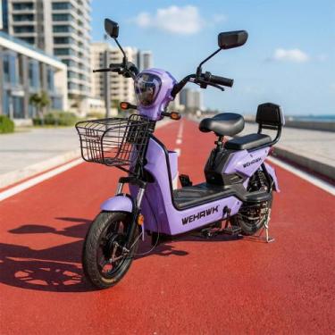 Imagem de Scooter Elétrica WeHawk Basket 500W Até 32 km, Autonomia 40 km, Lilás