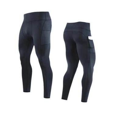 Imagem de Calças Leggings De Compressão Para Corrida Masculinas, Calças Esportiv