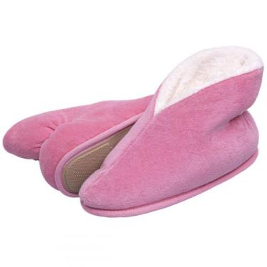 Imagem de Bota Flexível Infantil Push com Pelúcia - Rosa - 31/32, Rosa, 31/32