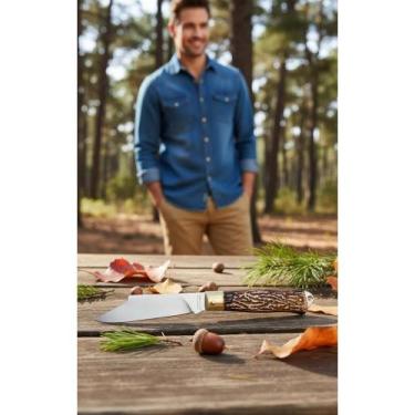 Imagem de Canivete Aço Inox 8cm: Aventura e Praticidade - Congratulations Store