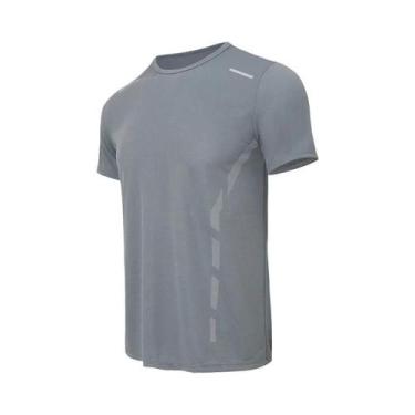 Imagem de Camiseta Fitness Masculina plus Size De Secagem Rápida Com Estampa, Ma