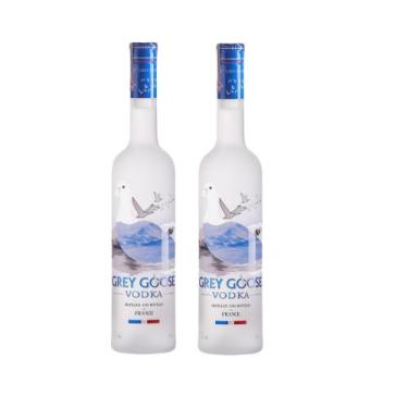 Imagem de Kit Vodka Grey Goose Tradicional 750ml 2 unidades