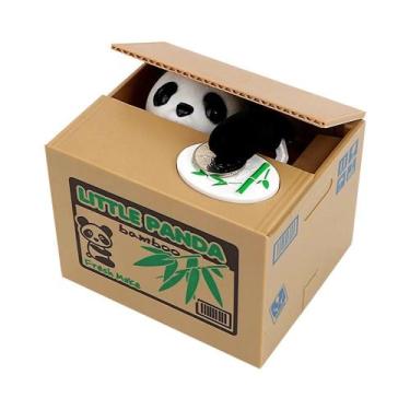 Imagem de Cofrinho Eletrônico Fofo De Panda E Gato Para Crianças - Presente Para