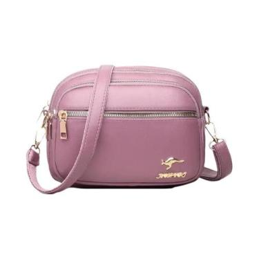 Imagem de Bolsa De Ombro De Couro Luxuosa Para Mulheres, Multi-compartimentos, R