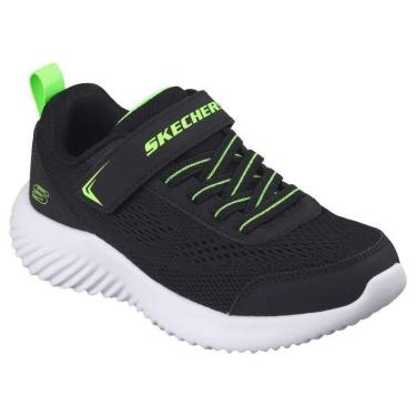 Imagem de Tênis Casual Skechers Bounder Preto Juvenil - Preto-Masculino