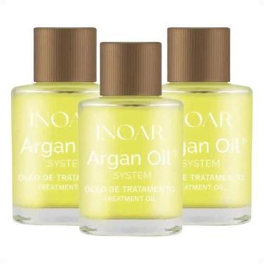 Imagem de Kit Inoar Argan Oil: 3 Óleo De Tratamento 7ml
