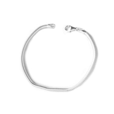 Imagem de Pulseira Rabo de Rato Prata Legitima 925 - Lojas La&Amp;Ny