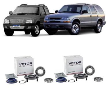 Imagem de 2 Kit Rolamento Roda Traseira S10 Blazer 4x2/4x4 1995/2011 - VETOR