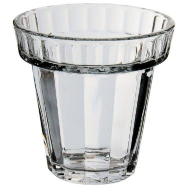 Imagem de VASO DECORATIVO ENFEITE PLANTA REDONDO VIDRO 16x16x16cm TRANSPARENTE