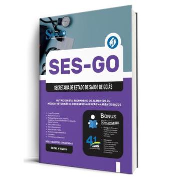 Imagem de Apostila SES-GO - Categoria IV: Nutricionista, Engenheiro de Alimentos