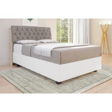 Imagem de Cabeceira Estofada Yasminne Queen Amarula - Mobiliar Home Shop