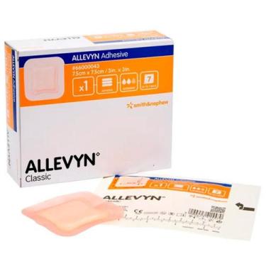 Imagem de Allevyn adesivo 7,5cm x 7,5cm - smith & nephew - 66000043