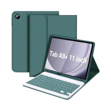 Imagem de Capa Com Teclado Bluetooth Para Samsung Galaxy Tab A9 plus De 11 Poleg