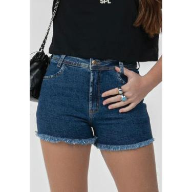 Imagem de Shorts Jeans Infantil Menina Sun Place Jeans, 14, Jeans