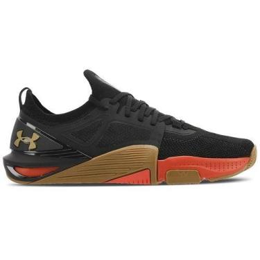 Imagem de Tênis de treino under armour tribase cross 2 numero, 41, Preto, Vermel