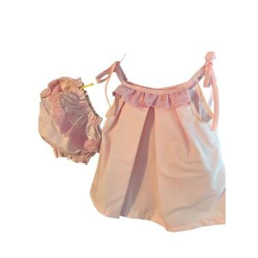 Imagem de Conjunto Bunda Rica Bebê Menina com Babados Luxo Cores - Baby luxo, Ki