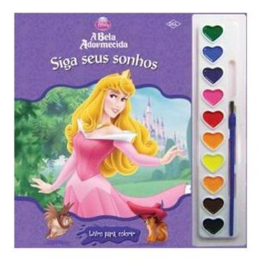 Imagem de Livro A Bela Adormecida - Ler e Colorir com Aquarela - editora dcl