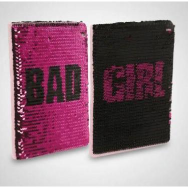 Imagem de Agenda Mágica Bad Girl - Pink & Black Lantejoulas Reversíveis) - POLIB