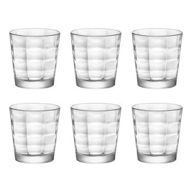 Imagem de Conjunto Copo Baixo 240ml Bormioli Rocco Cube Vidro 6 Peças