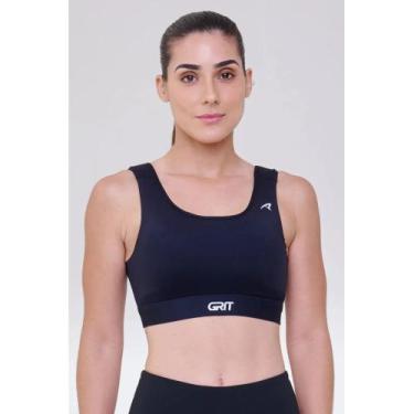 Imagem de Top Authen Grit Bossa Reto - feminino - preto, Preto, M