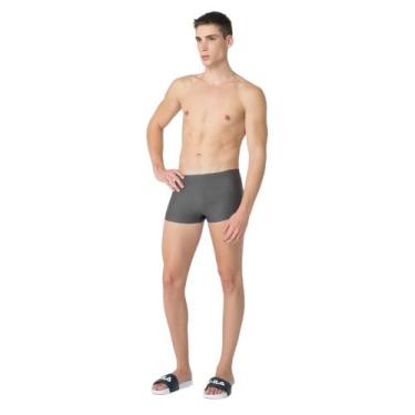 Imagem de Sunga Fila Boxer II Masculina - Grafite/Preto, Cinza claro, Preto, M
