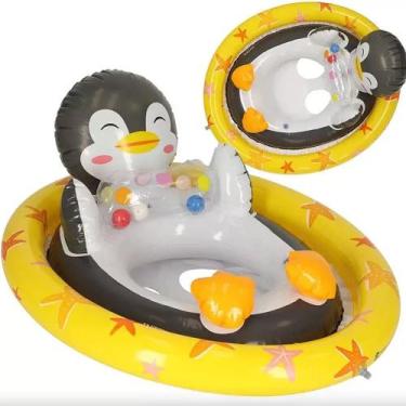 Imagem de Boia Bote Inflável Para Crianças Bichinhos Com Assento Perninha Intex 