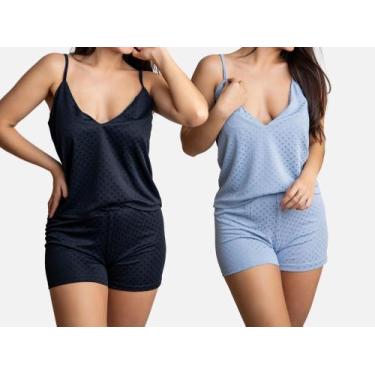 Imagem de Pijama 3523 liganete de luxo, muito fresquinho tamanho do P ao GG  - V