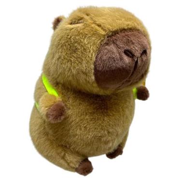 Imagem de Pelúcia de Capivara com Mochila de Tartaruga Antialérgica - POLIBRINQ