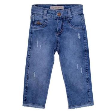 Imagem de Calça Cropped Bebê Infantil Papatuti Menina Jeans - PAPA TUTI, 3