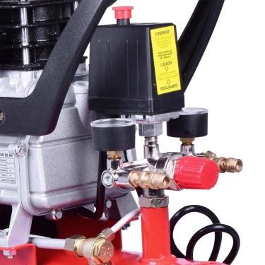 Imagem de Compressor de Ar 2,0HP 24L 8Bar 8,4Pcm 220V para Oficinas e Uso Doméstico Worker
